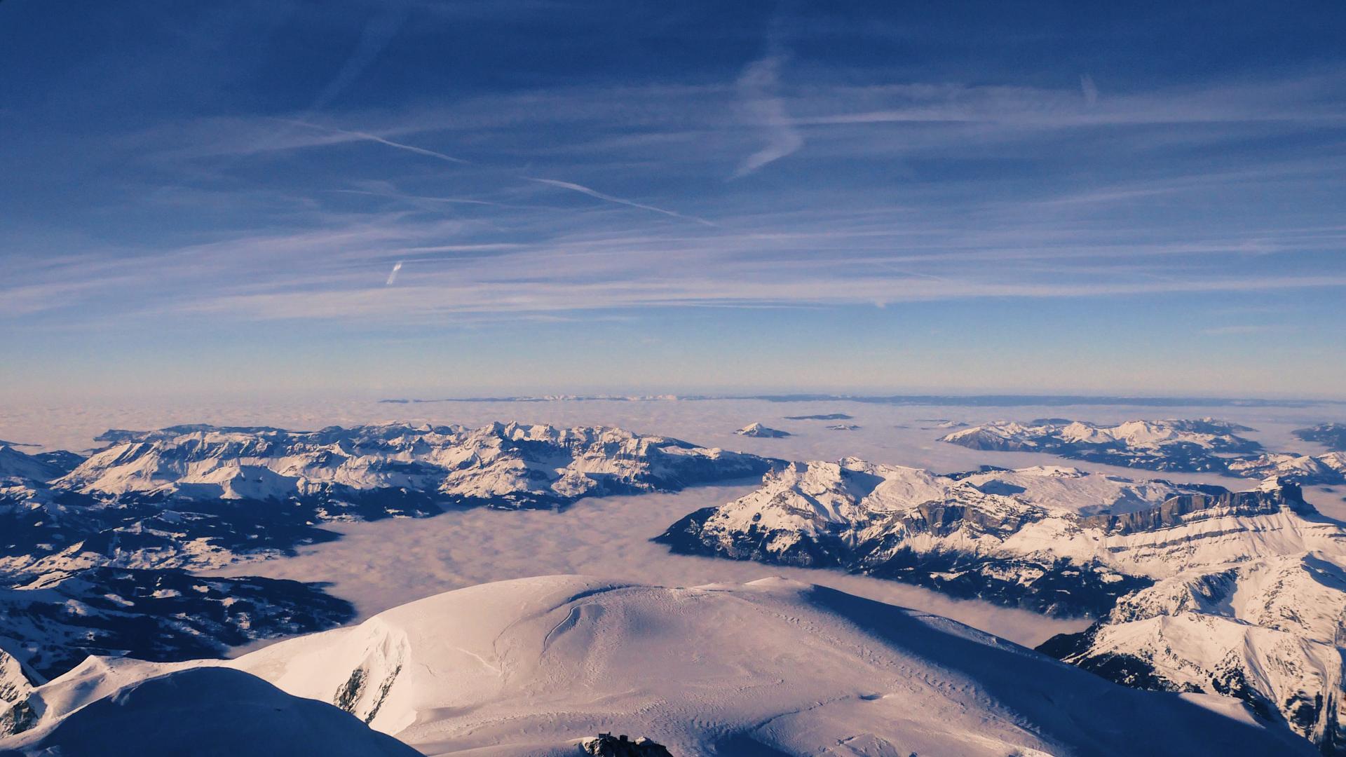 sommets de la vallée de Chamonix