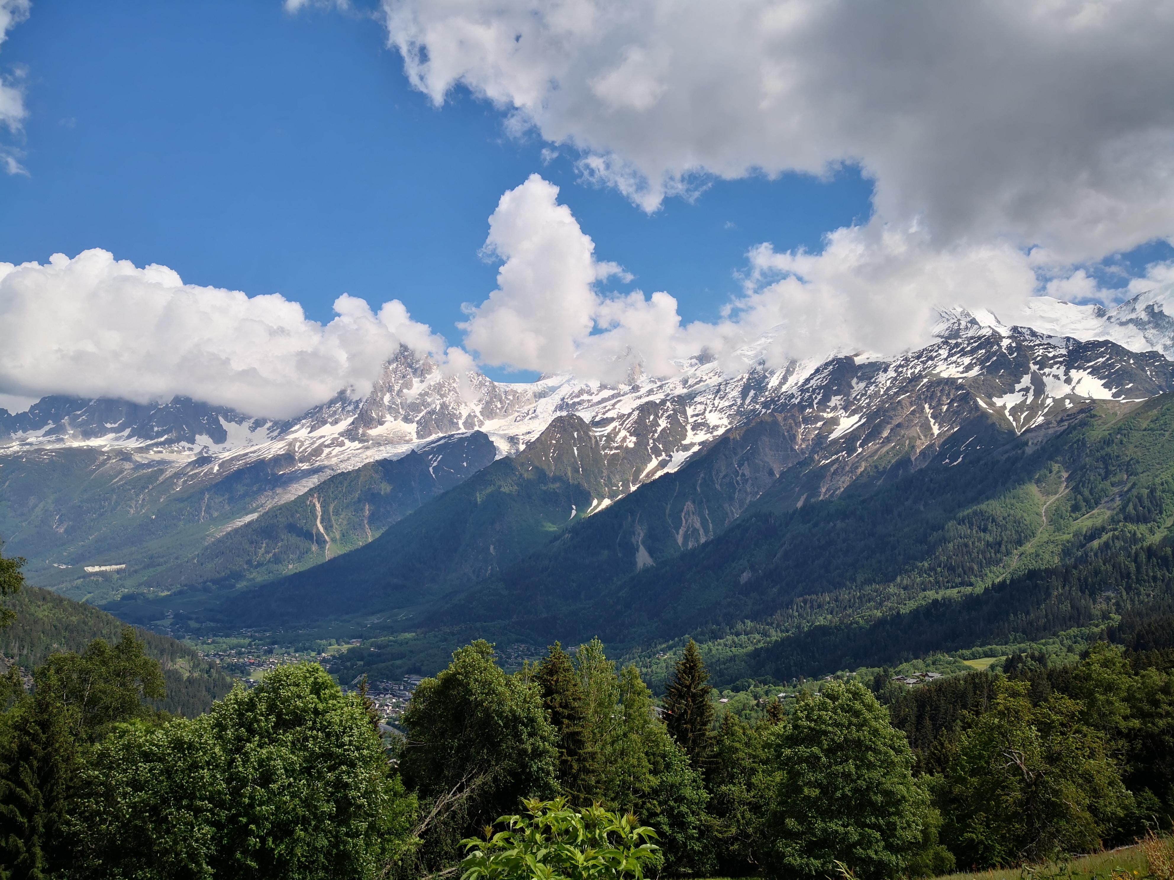 La vue des chalets