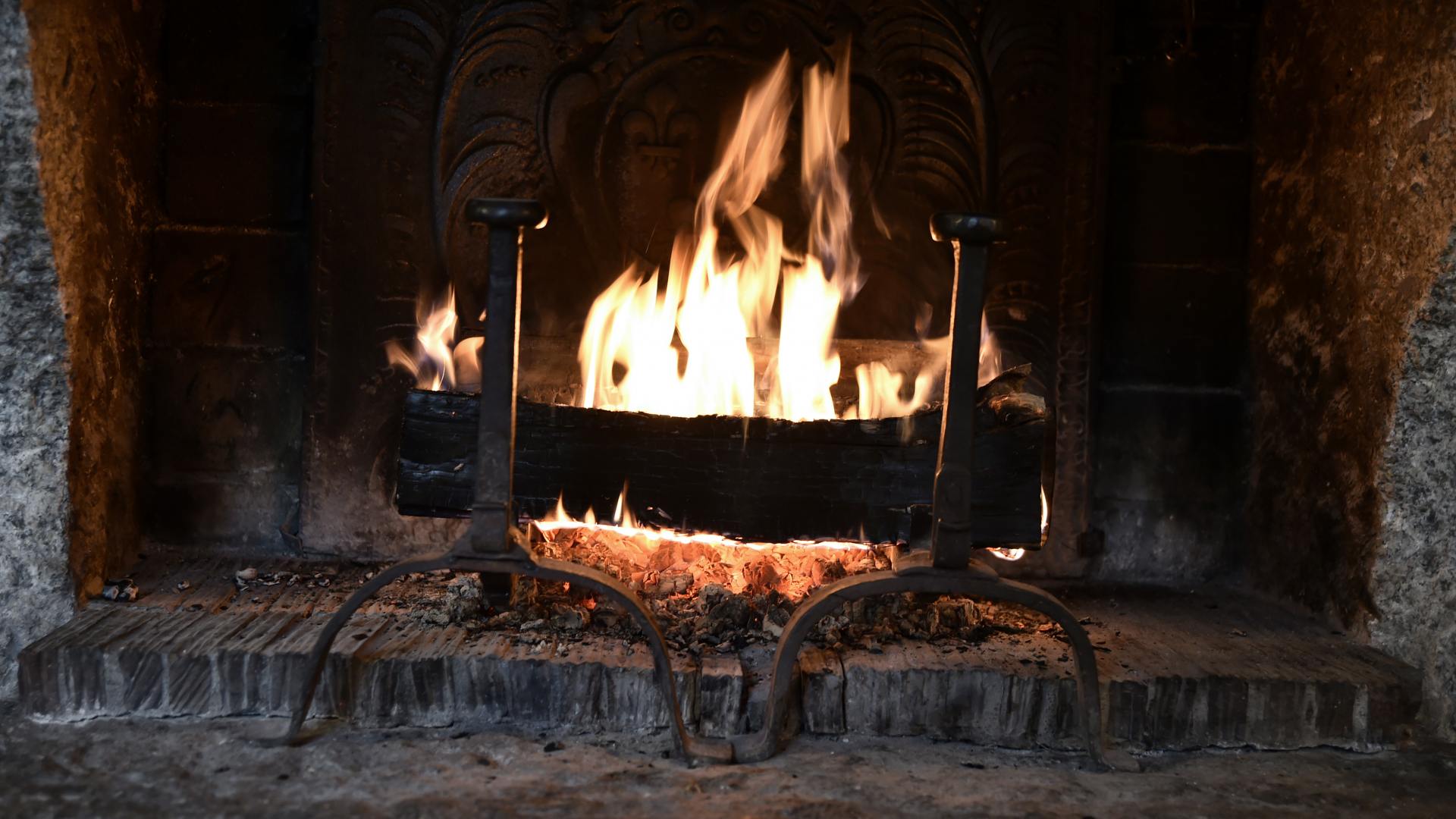 Cheminée feux de bois